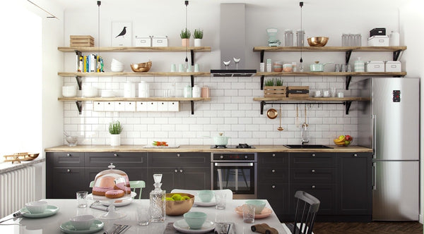Aesthetically Functional - 21 Ways to Show Off Open Shelving