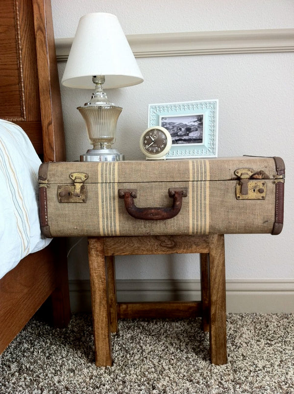 Vintage Charm - 31 Ways to Decorate with Antique Suitcases