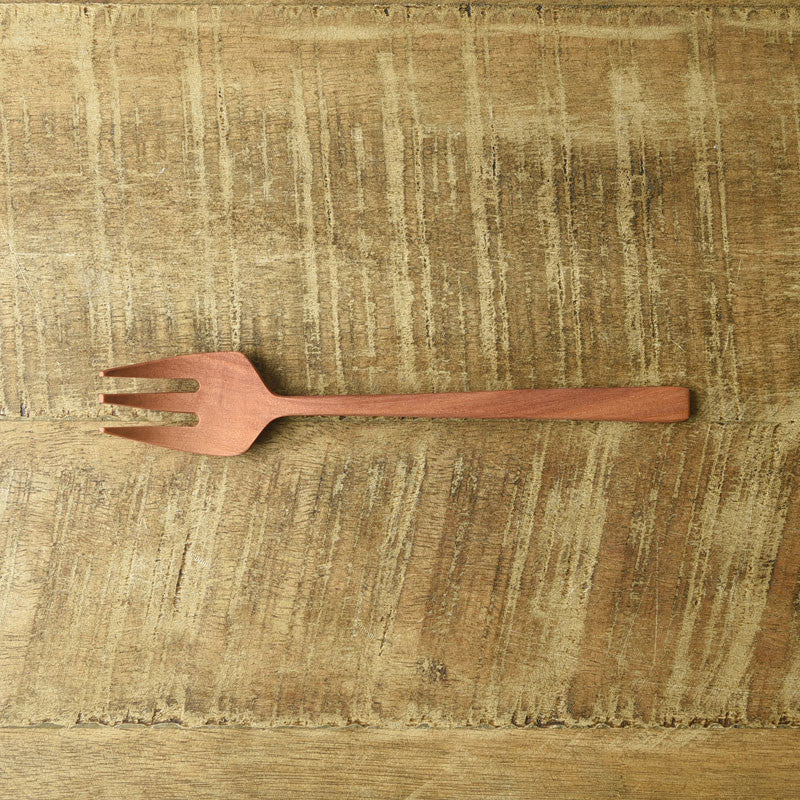 Slim Wooden Fork & Spoon