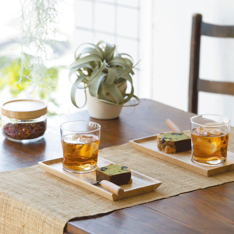 Grasp Glass and Tray Set