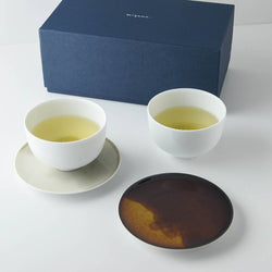 Miyama Tea Cups with Saucers Set